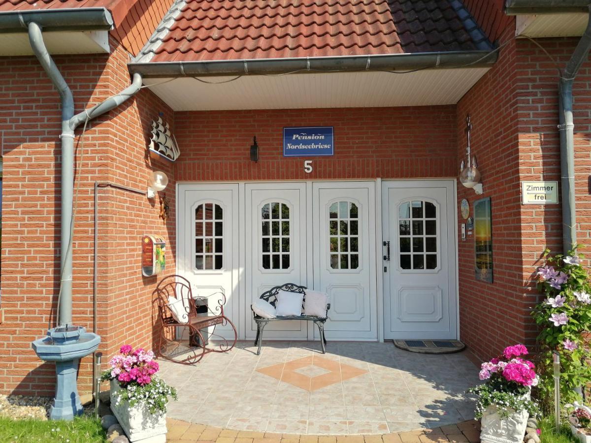 Pension Nordseebriese Dornum Buitenkant foto