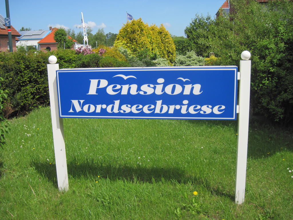 Pension Nordseebriese Dornum Buitenkant foto
